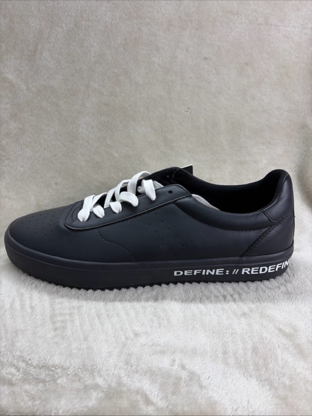 Bershka Shoes Mens Sz 10 US 43 EU Casual Black White ( DEFINE   REDEFINE ) New